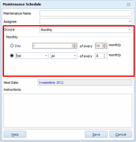 MaintenanceMonth2Form