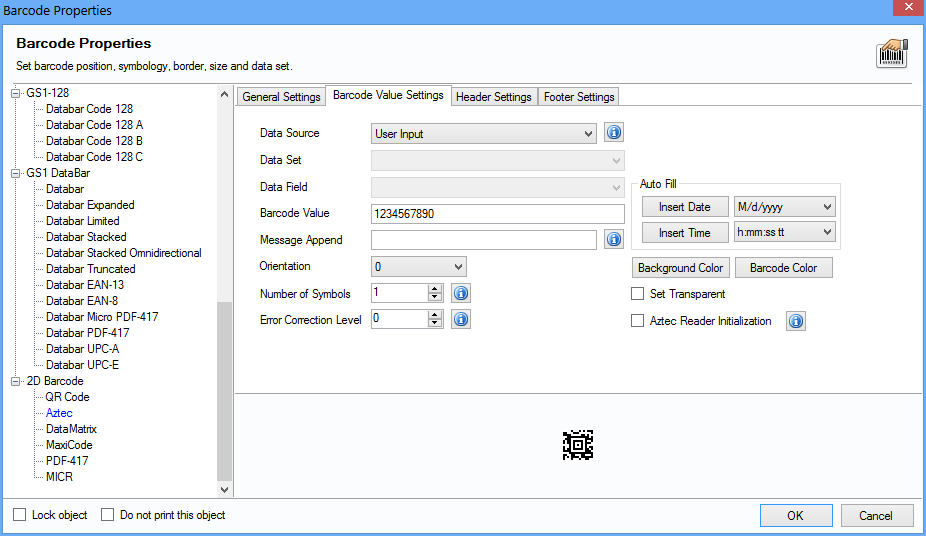 PropertiesBarcodeFormAztec