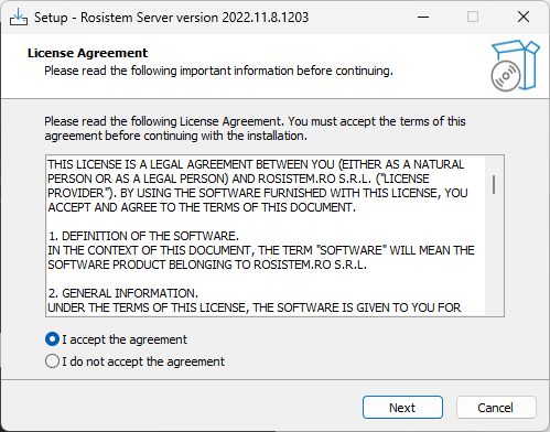 RosistemServer_Setup_License