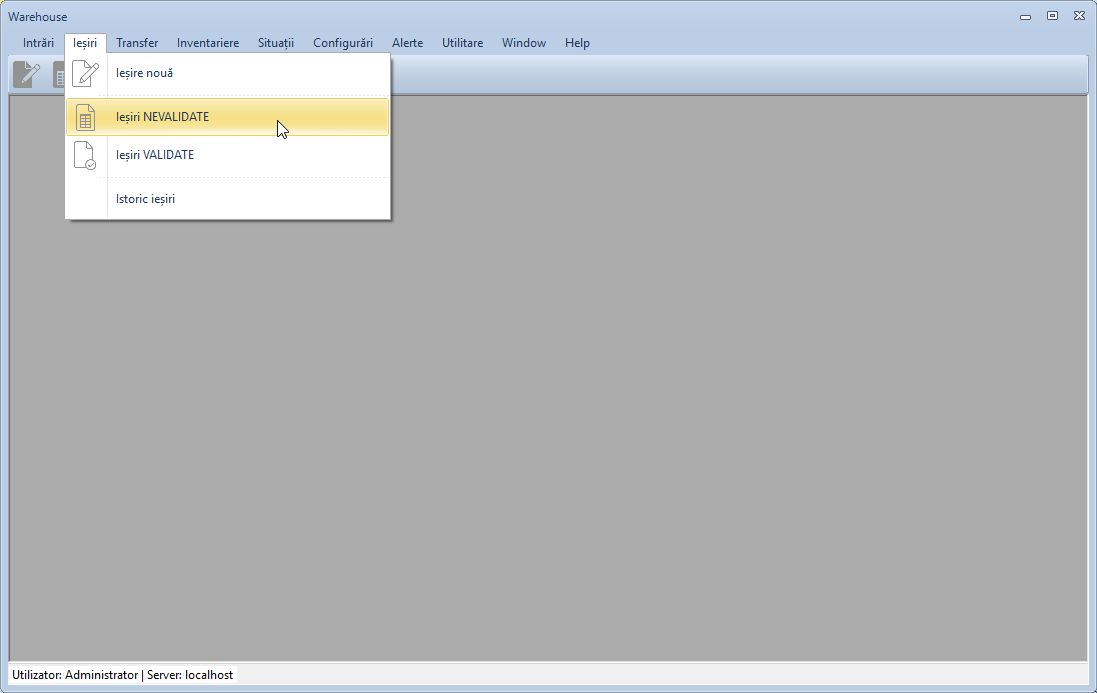 DocOutUnvalidatedMenu